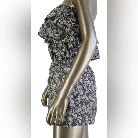 NWT Blu Moon Floral Ruffle Short Romper Sz 2 - Picture 5 of 8